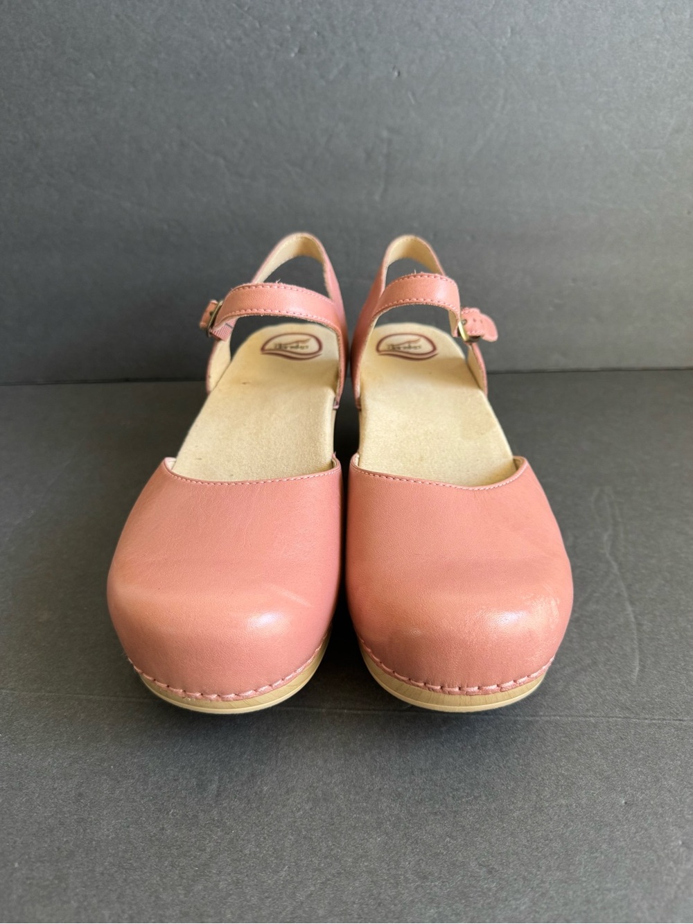 Dansko Sam Clogs Petal Pink Leather Comfort Shoes Womens 42 EUC - Picture 3 of 12